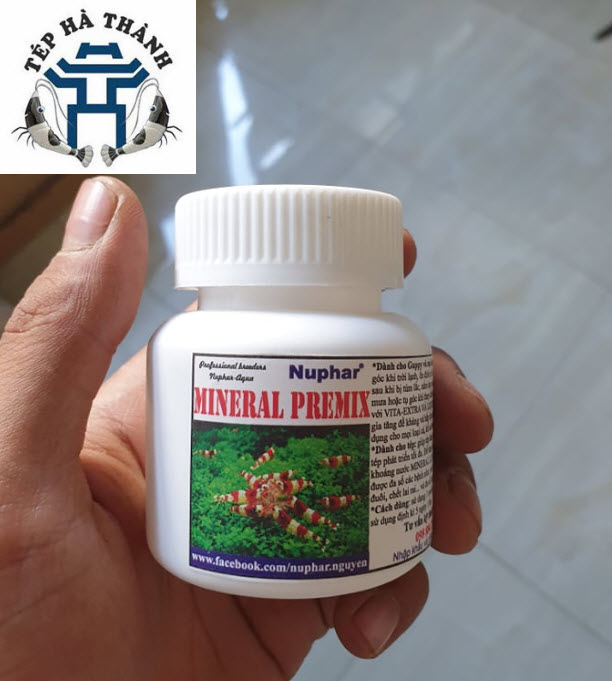 [Hoàn Tiền 10%] Nuphar Mineral Premix - Khoáng Cho Tép Cảnh, Cá Cảnh