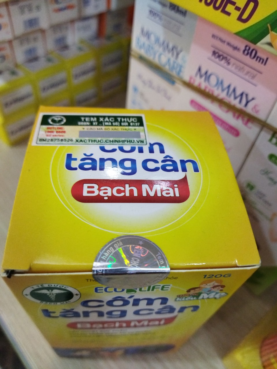 [HÀNG CHÍNH HÃNG]Combo 2 Cốm tăng cân Bạch Mai - bé khỏe mẹ vui.