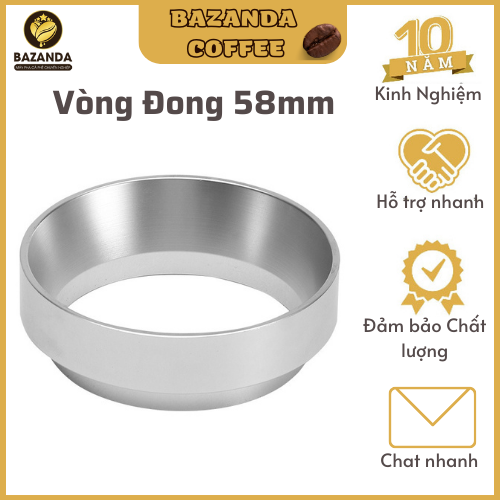 Vòng đong bằng nhôm thông dụng cho tay đong pha cà phê 58mm