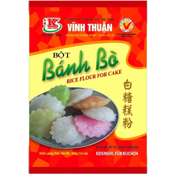 BỘT BÁNH BÒ ,BÁNH BAO VĨNH THUẬN (400GRAM)