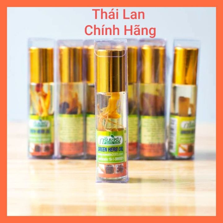Dầu Nhân Sâm Green Herb Oil Thái Lan) 8ml/chai