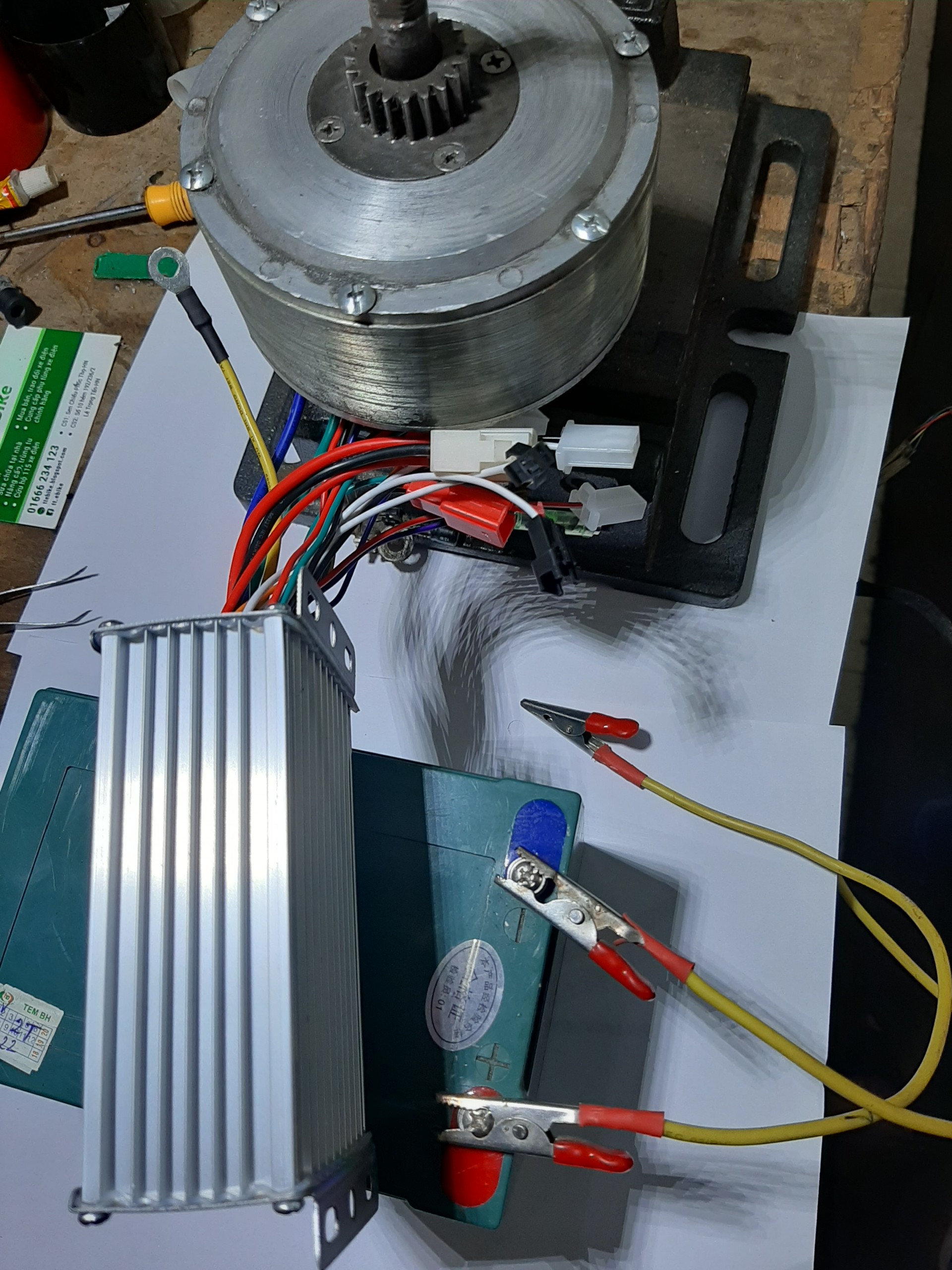 Mạch điều tốc Động cơ 3 Pha  BLDC 12V-250/350w ( BLDC motor speed regulator 12V250w/350w)