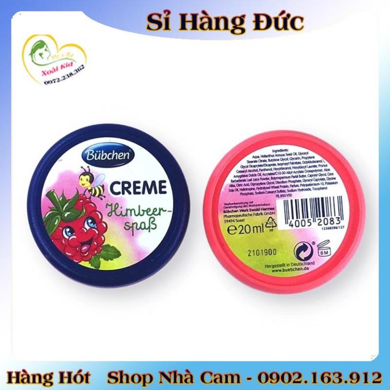 Kem dưỡng ẩm cho da Bubchen 20ml dùng được cho trẻ sơ sinh