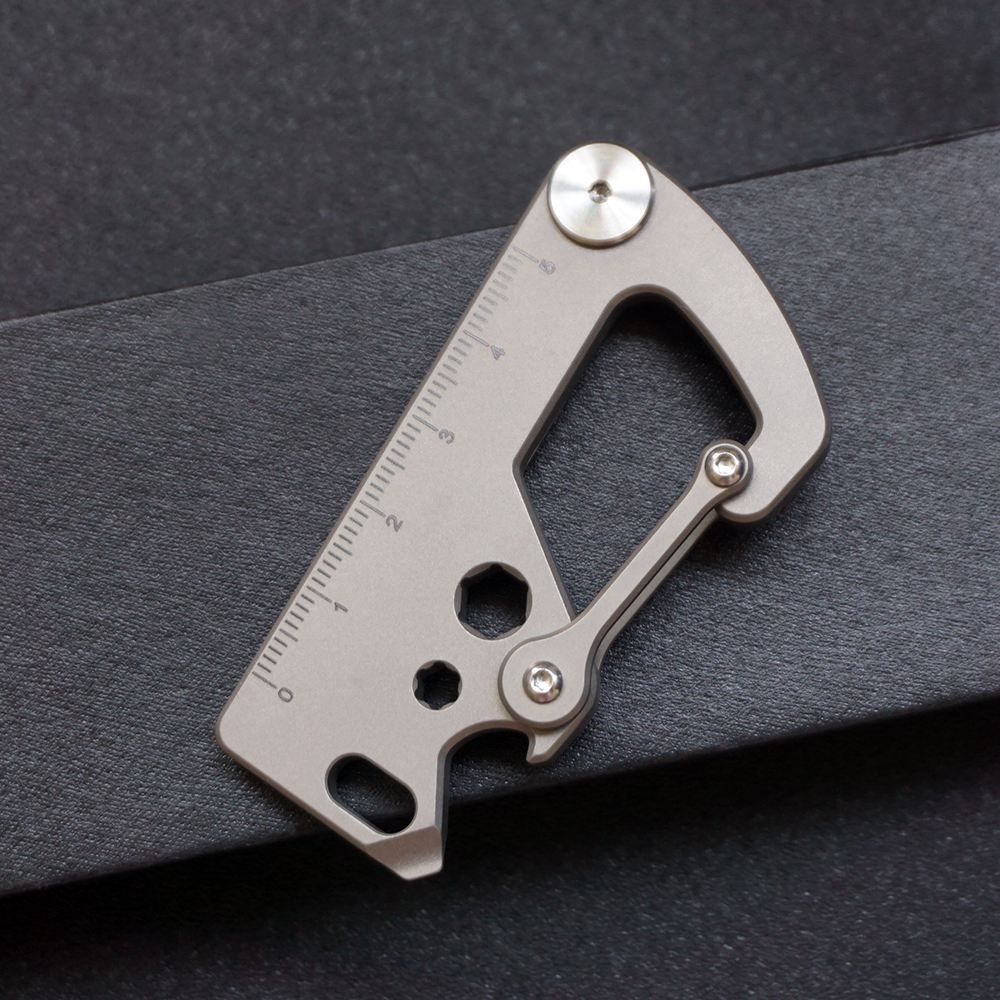 Móc khóa Titan Tacray Carabiner v2, đa năng, tiện ích