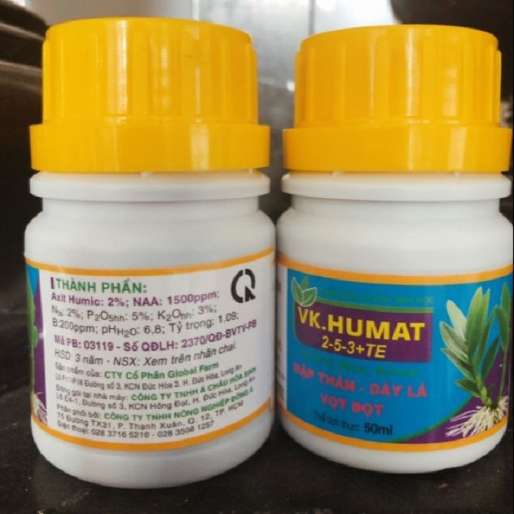 Chế phẩm mập thân dày lá vọt đọt VK HUMAT 50ml
