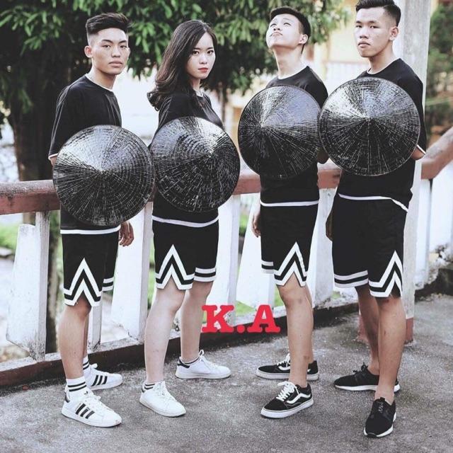 Quần đùi nhóm viền v kag629