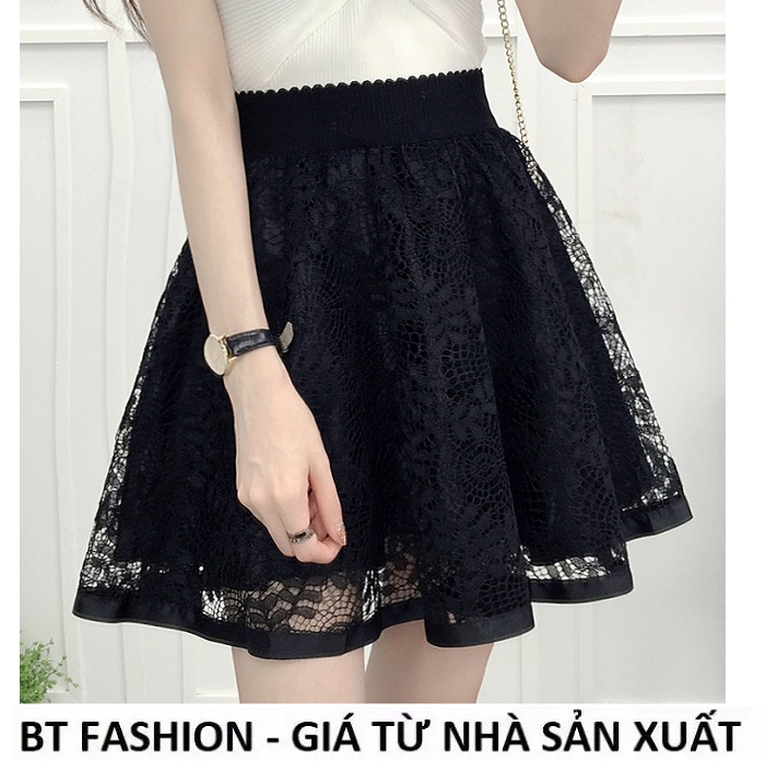 Chân Váy Xòe Duyên Dáng Thời Trang - BT Fashion (Có vải Lót bên trong)  VA21