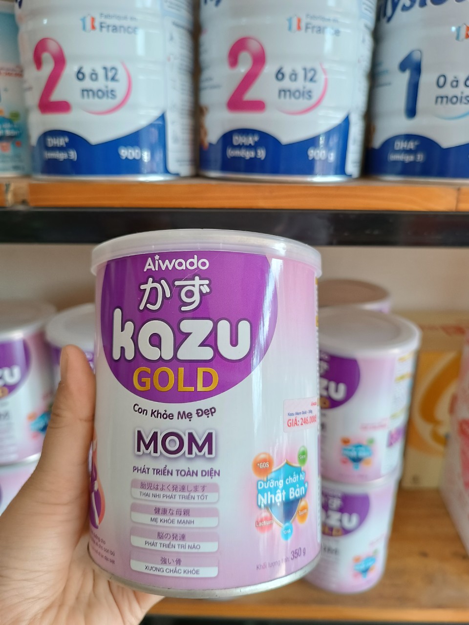 Sữa bầu Kazu Mom Gold 320 gDate T6.2023