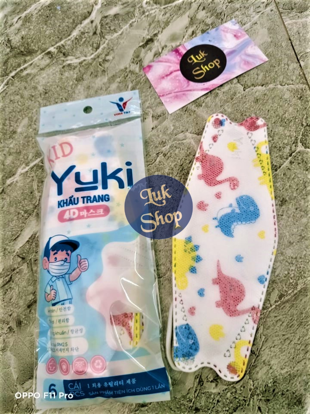 [HCM]Khẩu Trang Kháng Khuẩn 4D Yoki Cho Trẻ Em (6 cái/túi) (từ 4 tuổi trở lên)