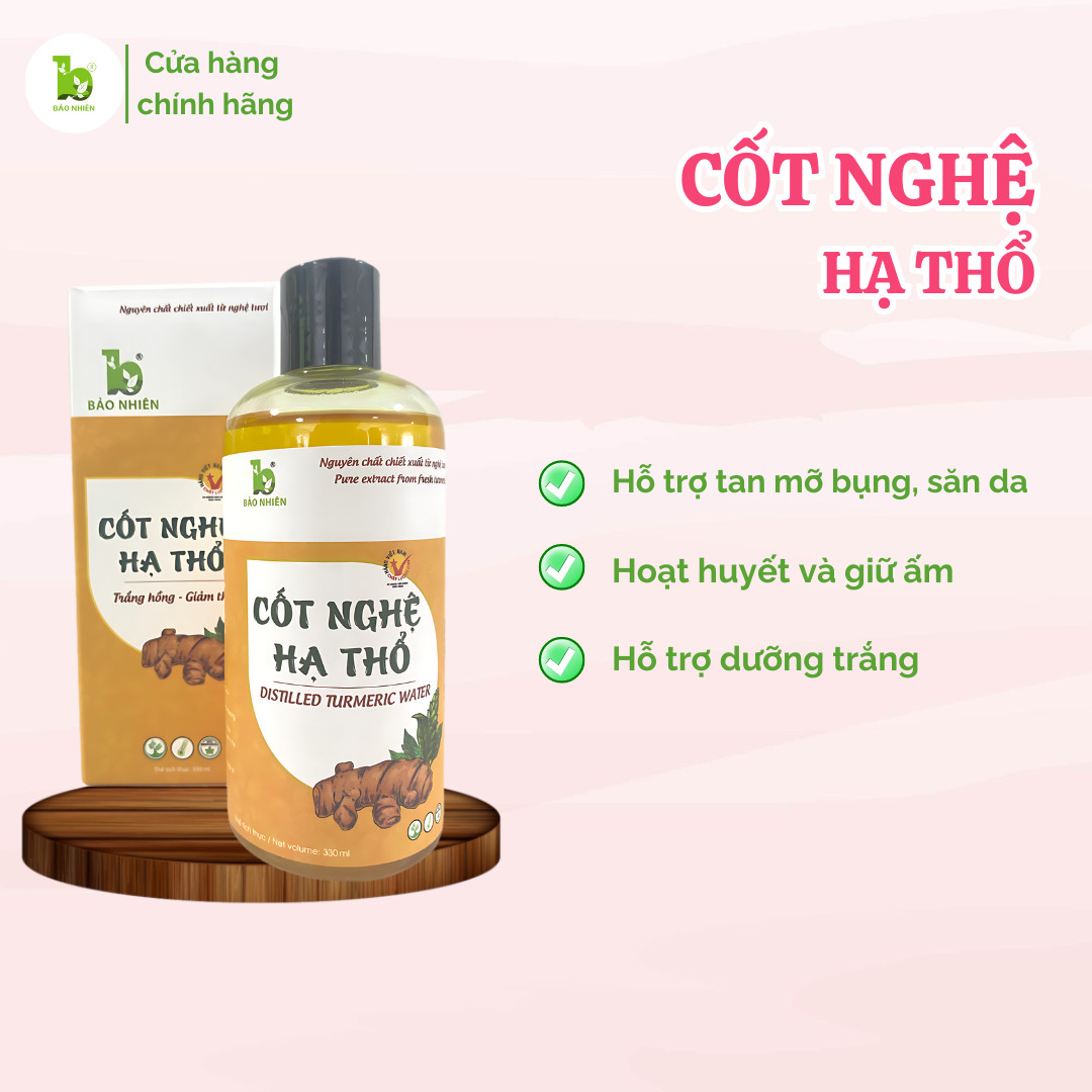 Cốt Nghệ Giảm Thâm, Tái Tạo Vùng Da Cho Mẹ Sau Sinh