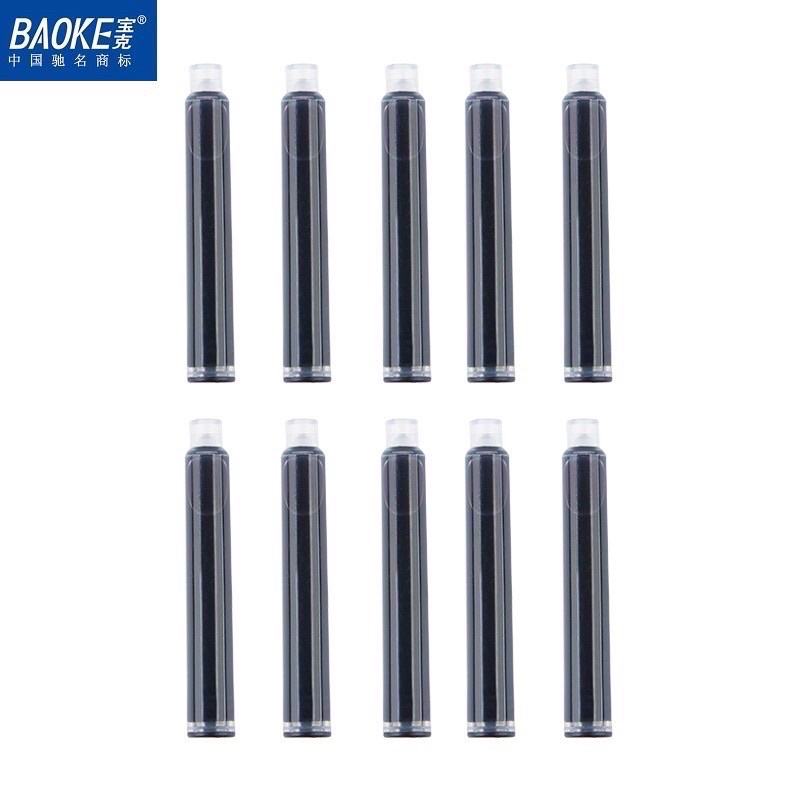 Bút Máy Bấm Đầu Ngòi 0.38Mm ( Tặng Kèm 10 Ống Mực )