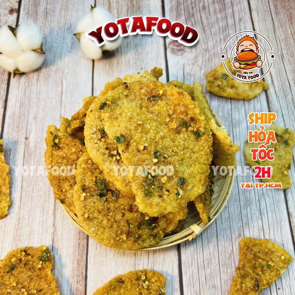 Cơm Cháy Mắm Hành Bể Loại Ngon (Ít vụn - Giòn ngon - đậm vị ) - 500Gr
