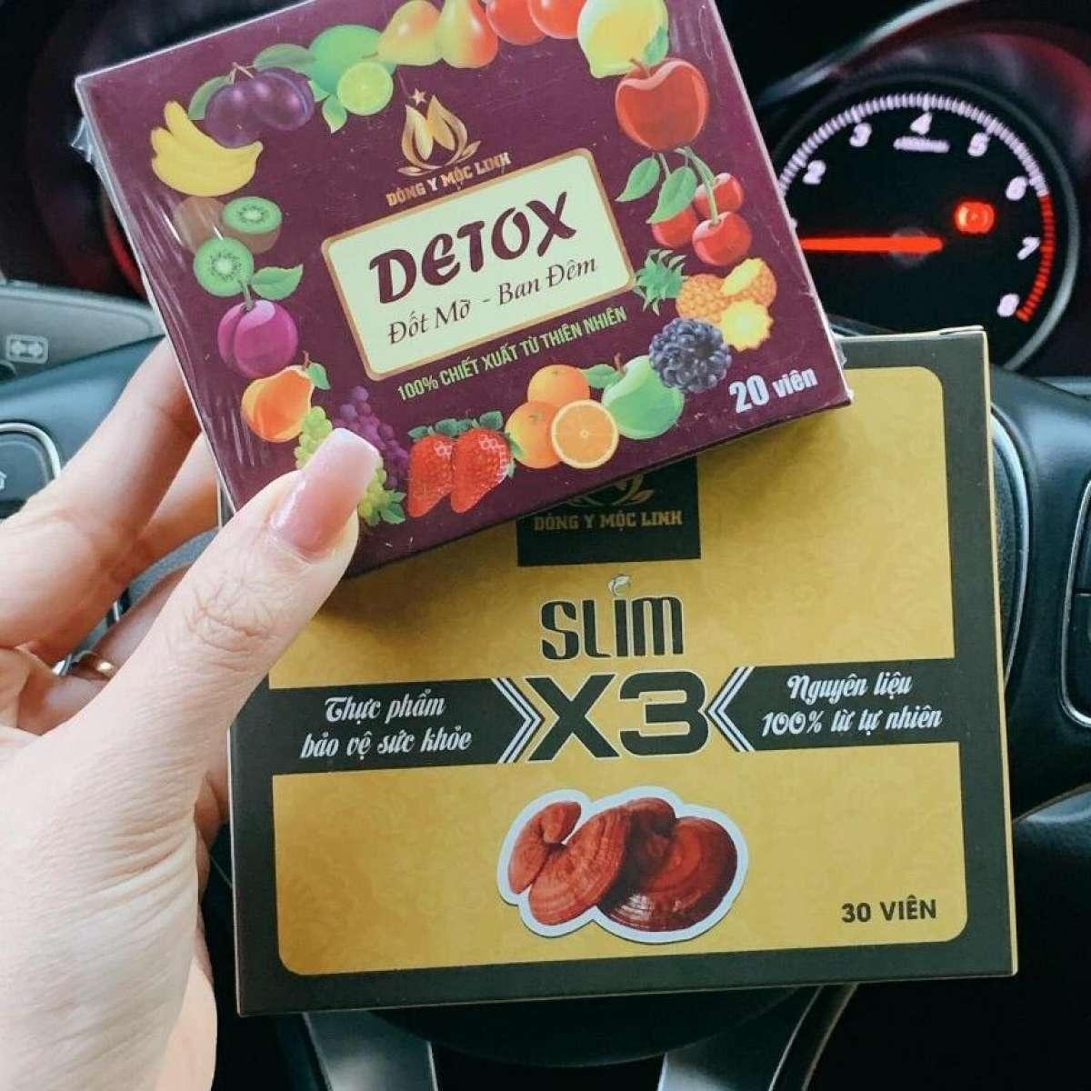 [HCM]Giảm Cân Slim X3 Đông Y Mộc Linh