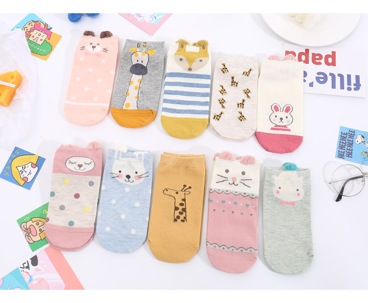 [HCM]Set 3 đôi tất hình thú NBD cao cấp