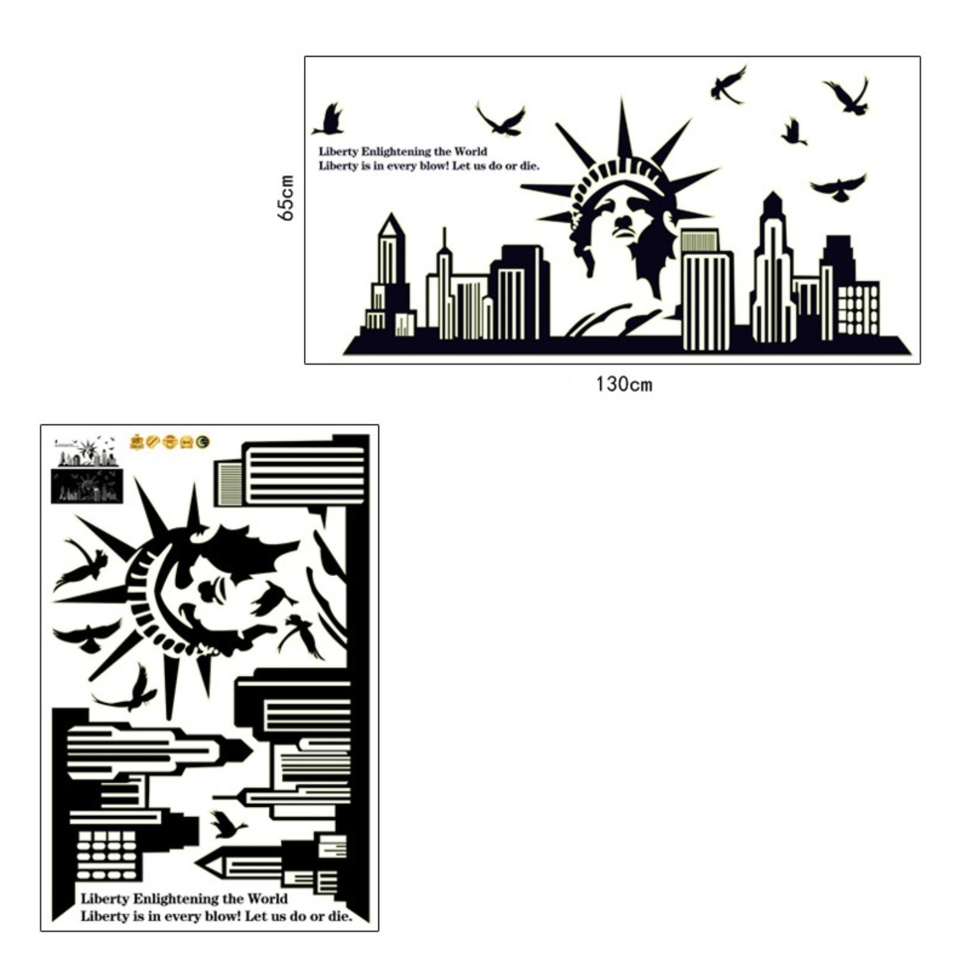 [HCM]Decal dán tường Dạ quang New York DDQ005 ( 60 x 160 cm)