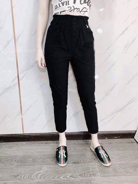 Quần đũi baggy bọc khuy