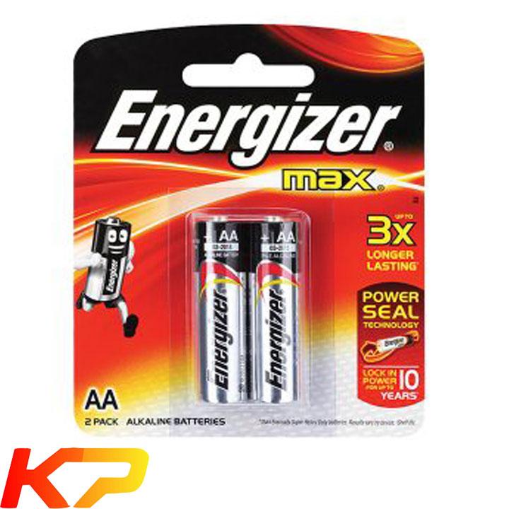 2 VỈ PIN AA ENERGIZER ALKALINE BATTERIES LR6-AM3-1.5V (VỈ 2 VIÊN).