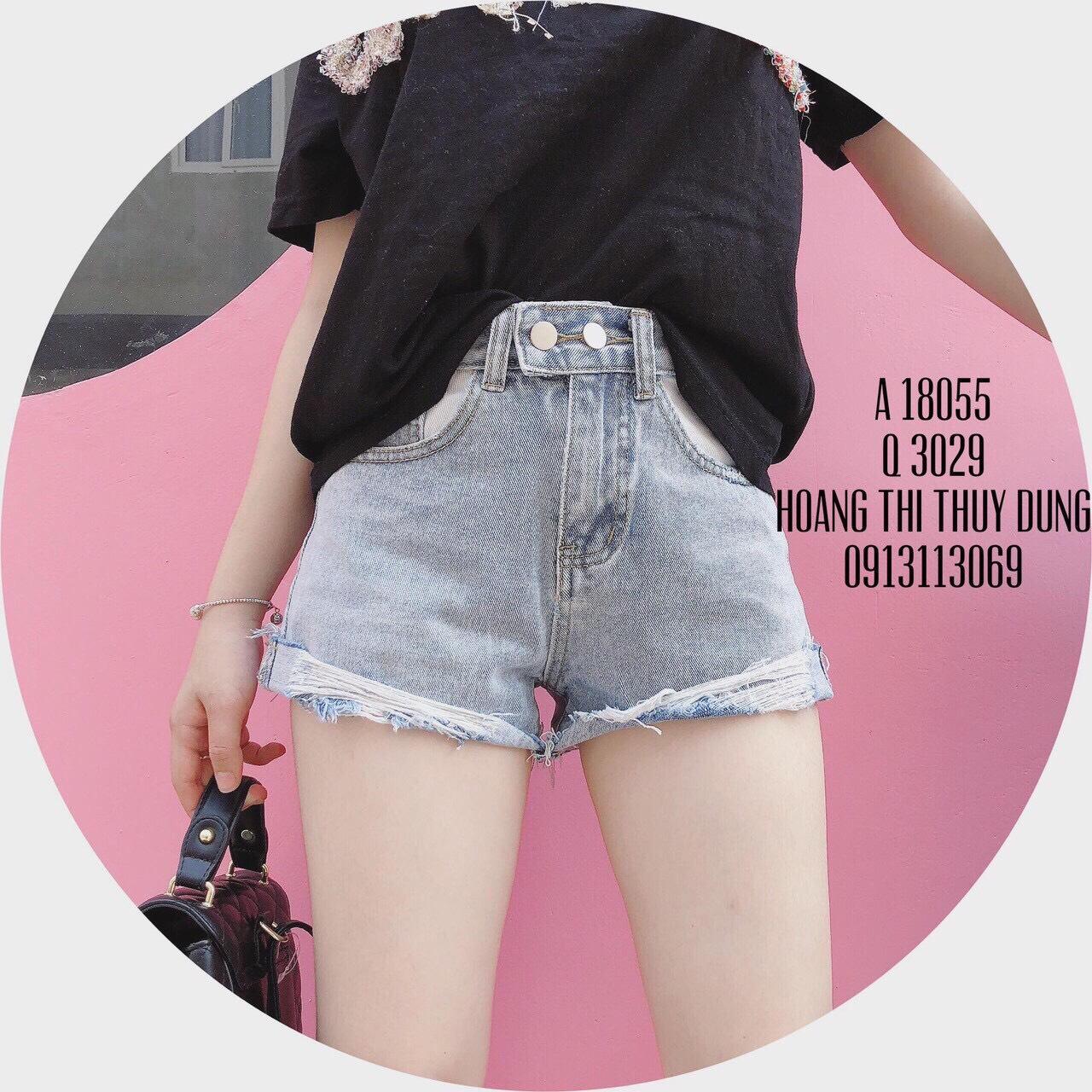 Quần short jean nữ mẫu mới cá tính thời trang cao cấp julyshop94 t190