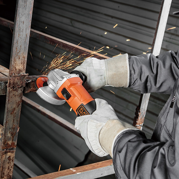 Máy mài góc 100mm 650W siêu mỏng Black + Decker G650-B1