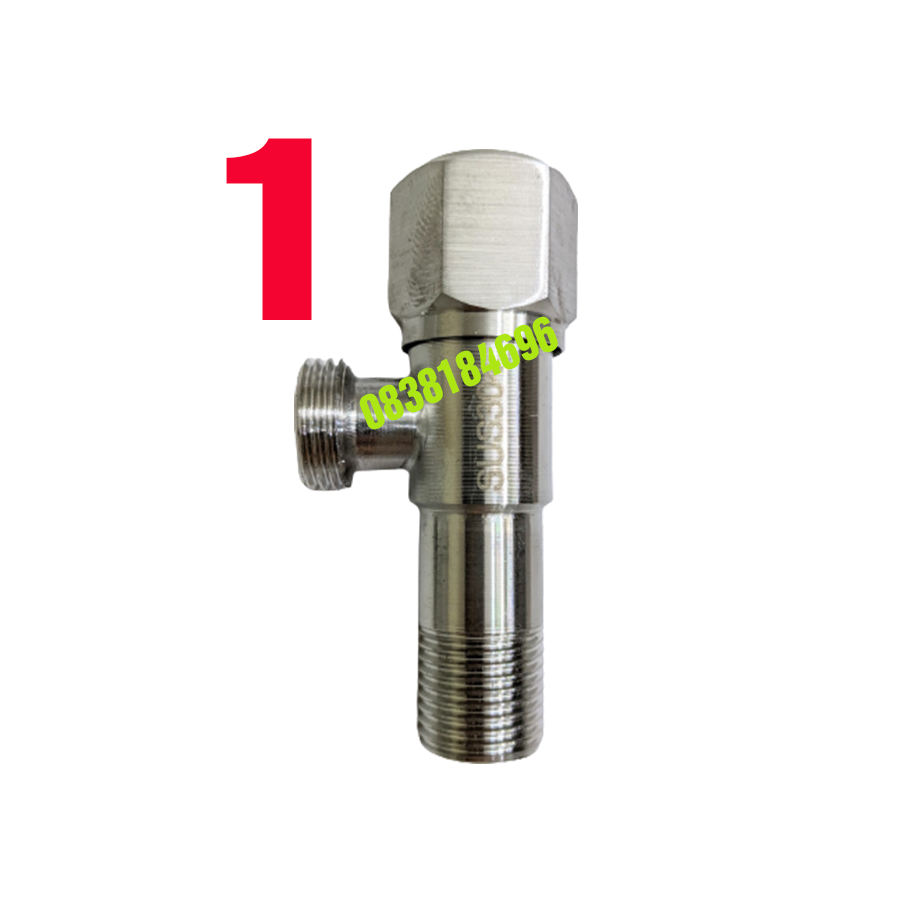 Van F cầu chia nước Van F khóa 2 ngả INOX 304, Van F van T lựa chọn theo ảnh, số tương ứng, Van T cầu Van F inox 304 có khóa NKL15