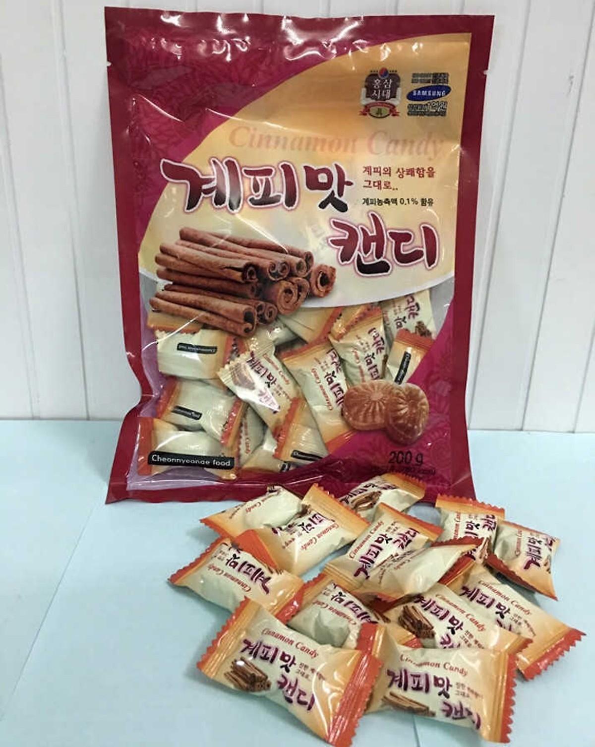 Combo 6 Gói Kẹo Quế Hàn Quốc Thơm Ngon