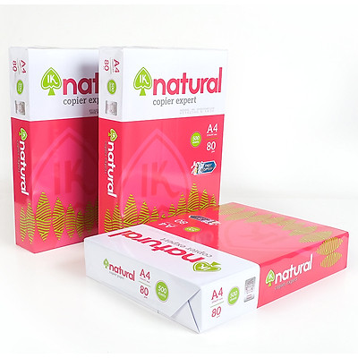 Giấy IK A4 Natural 70gsm (500 tờ/ram)