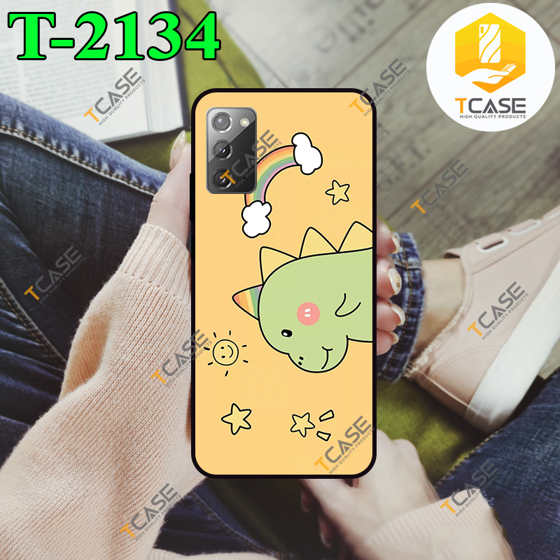 [HCM]Ốp lưng SamSung Galaxy Note 20 in hình Khủng Long Xanh Cute Phần C