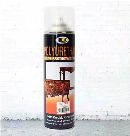 Sơn Phun, sơn xịt bóng gỗ PU Bosny 600ml