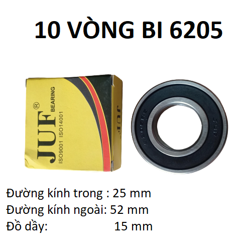 02 vòng bi 6205 JUF