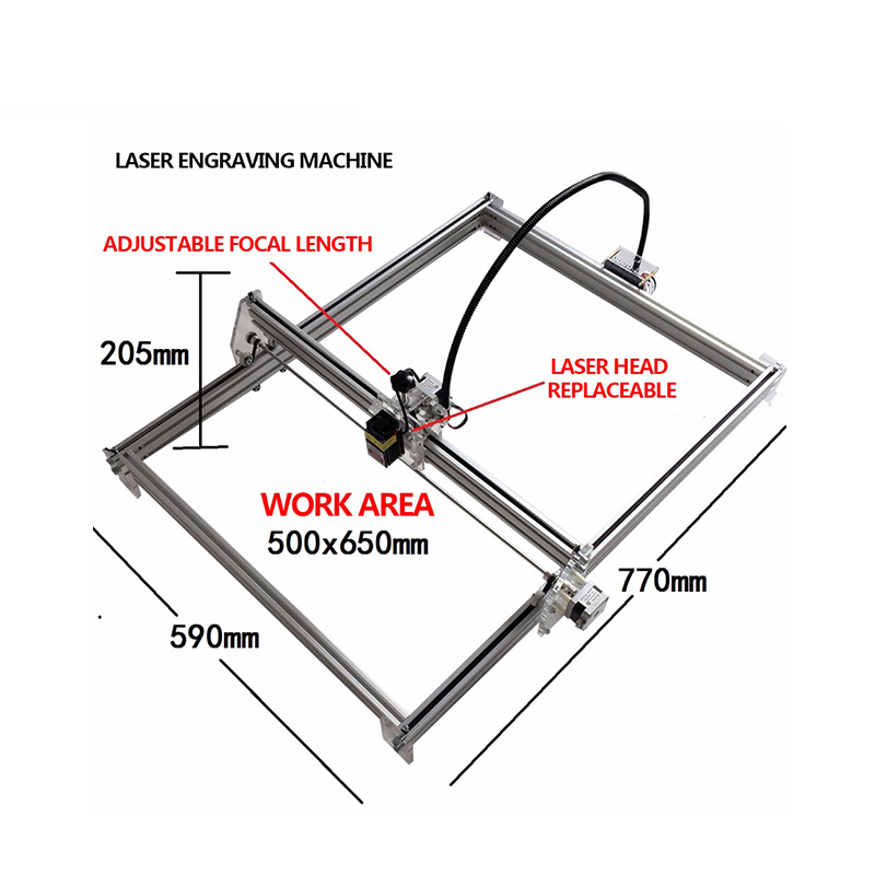 [Trả góp 0%] MÁY KHẮC GỖ LASER 6550 + ĐẦU LASER TÙY CHỌN