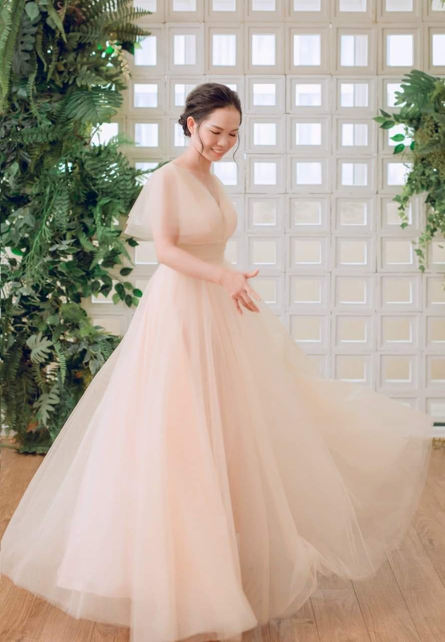 Vải lưới tutu màu bee 1m x 1.7m