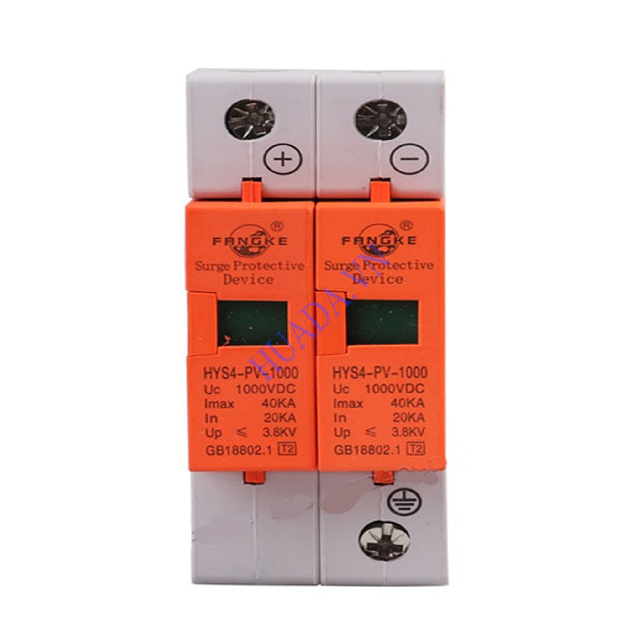 Thiết bị chống sét lan truyền DC 1000V - 2 pha