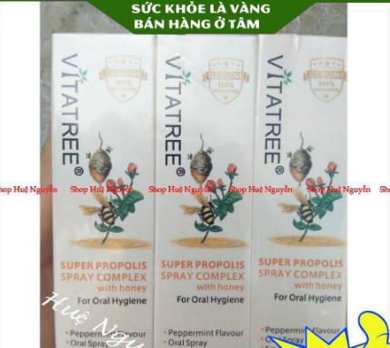 Xịt Keo Ong Vitatree Super Propolis Spray Manuka Honey 25ml