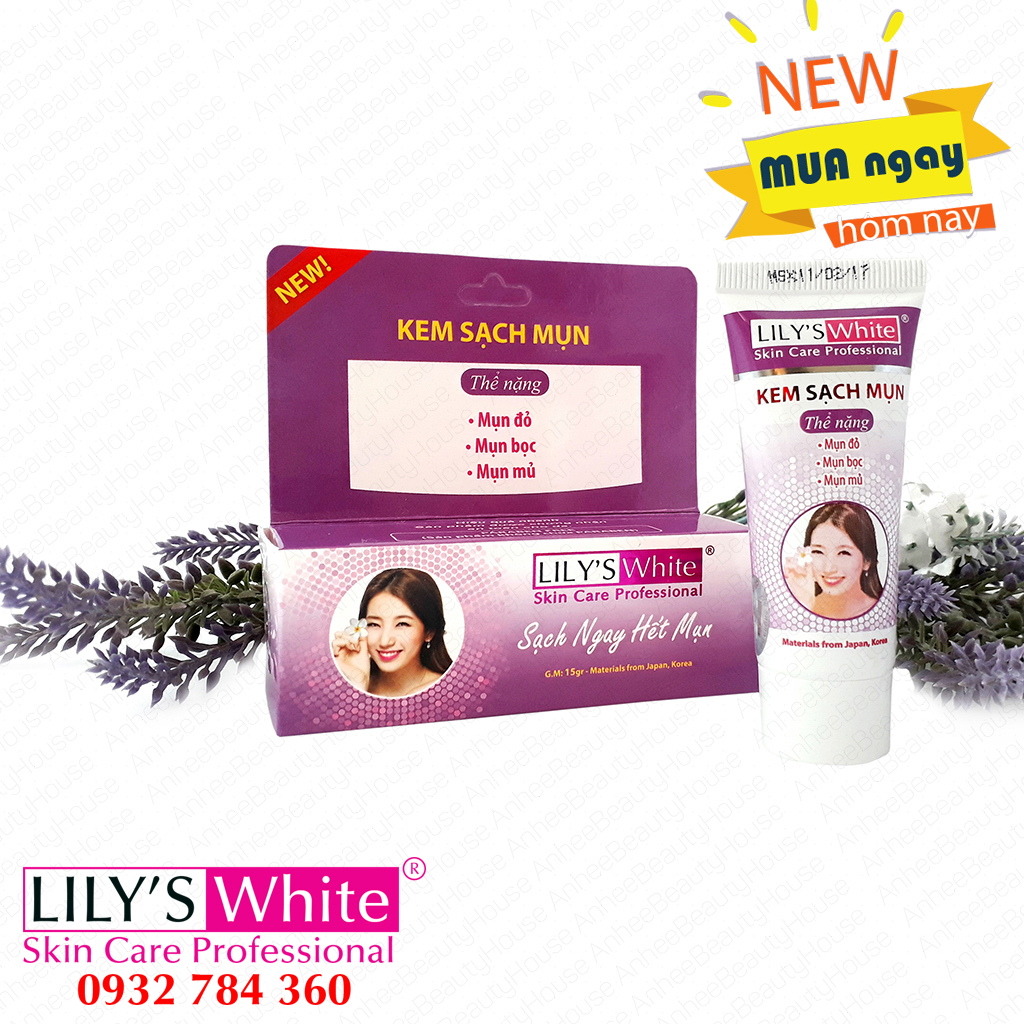 [HCM]Kem mụn LILYS WHITE thể nặng  ( dạng tuýp )