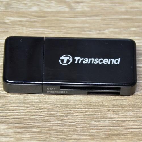 Đầu đọc thẻ nhớ 3.1 Transcend RDF5 Gen - hỗ trợ khe microSD/SD (Đen) - Nhất Tín Computer