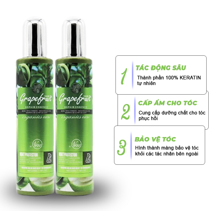 Xịt Dưỡng Bưởi Grapefruit Plus 220ml-Chống Rụng Kích Mọc Tóc