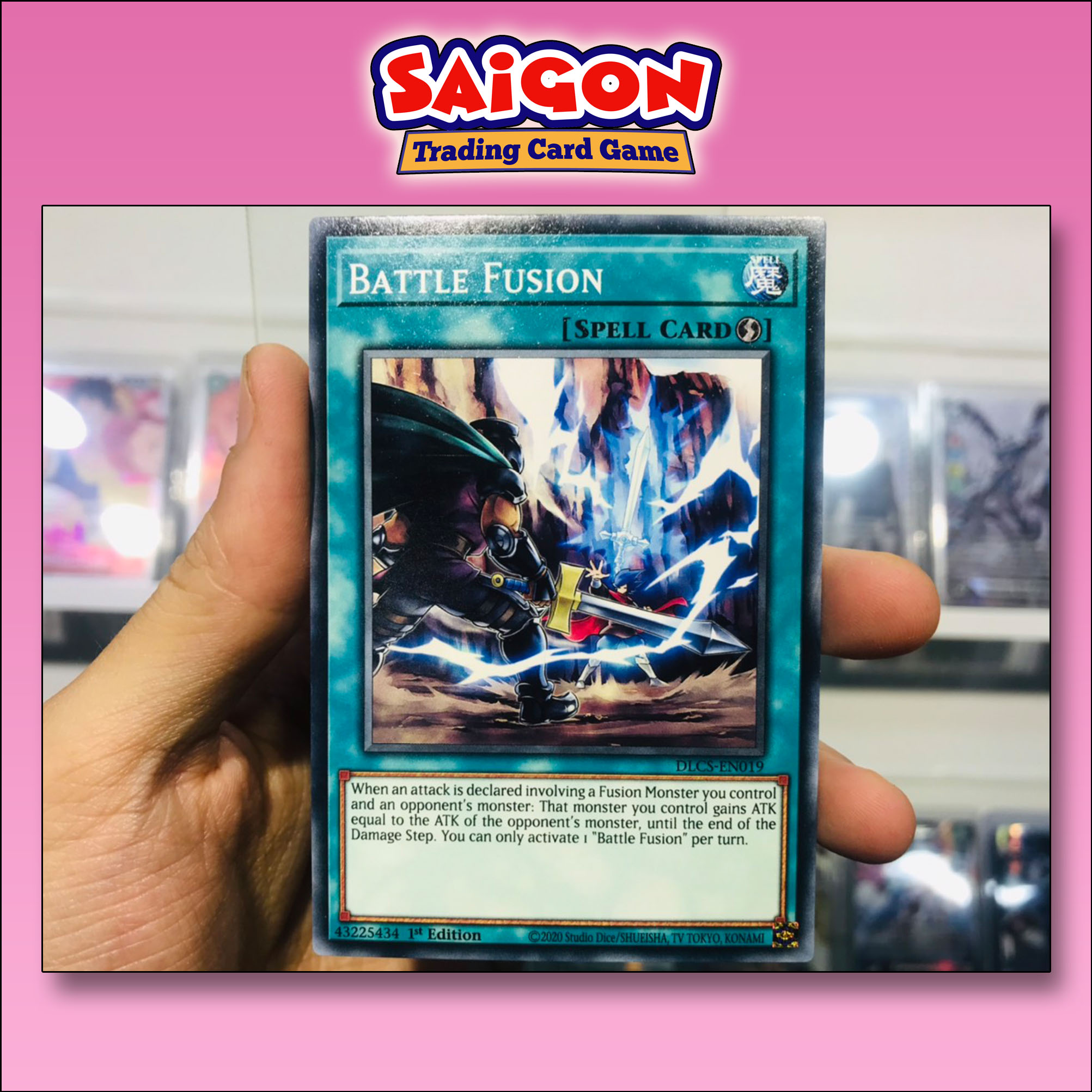 Thẻ bài yugioh mã dlcs-en019 - battle fusion - common - 1st edition