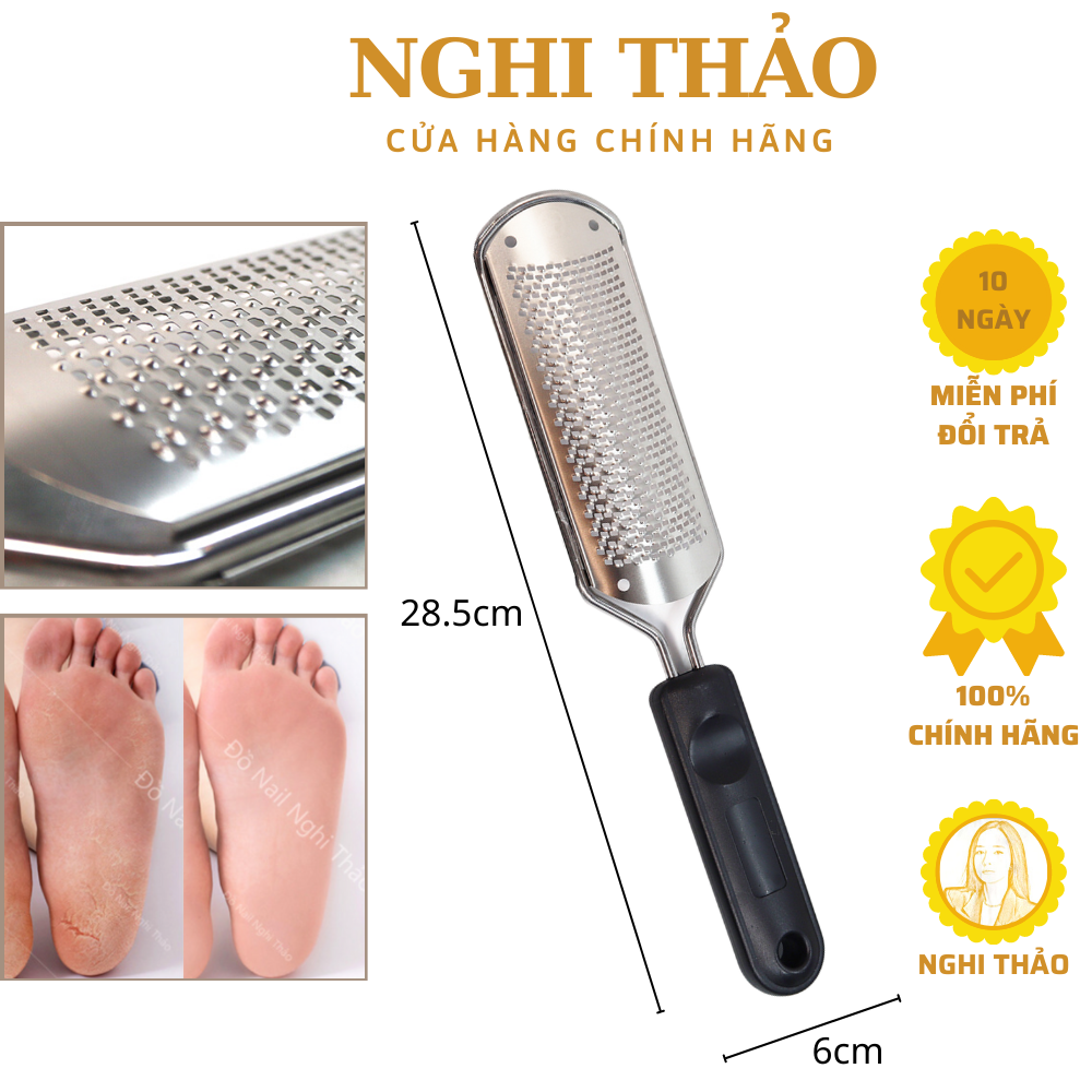 Dụng cụ chà gót chân inox