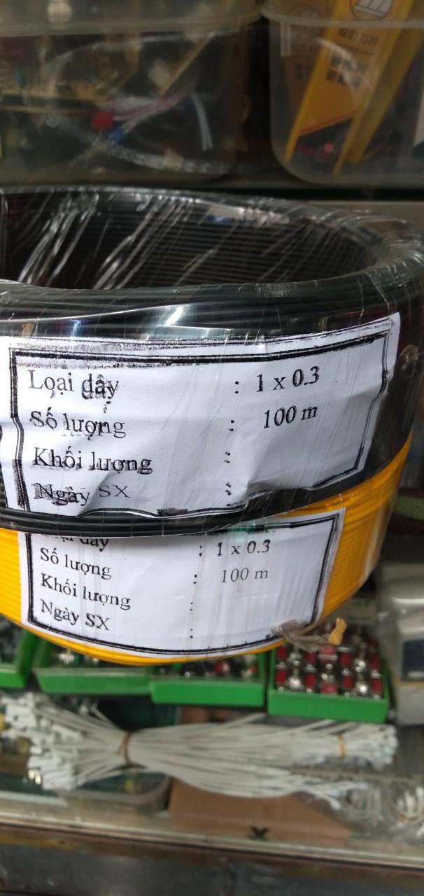 Dây điện mềm 0.3 cuôn 100m