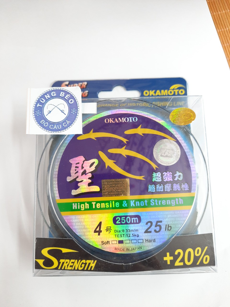 dây cước 4 con cá quận dài 250m