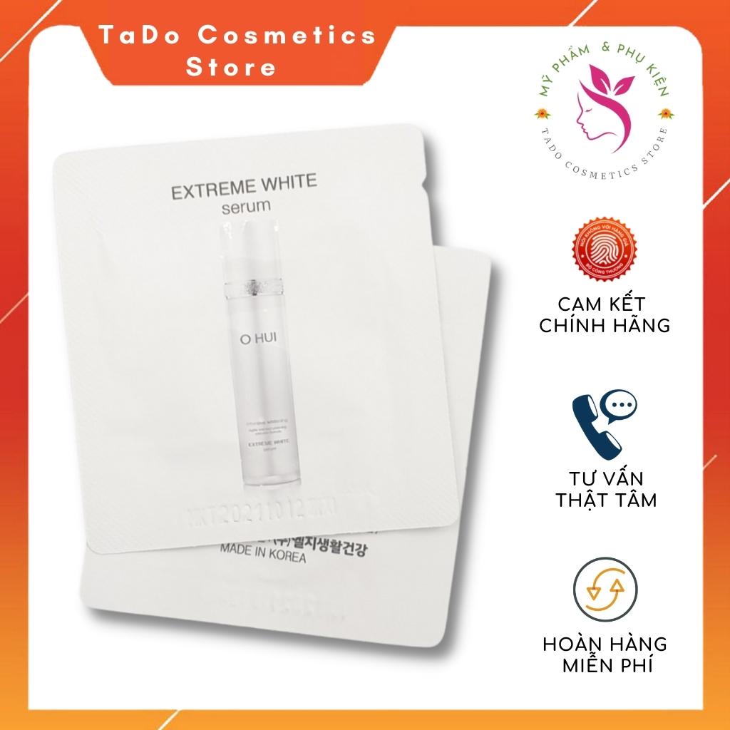 Combo 5 gói tinh chất Ohui serum dưỡng da , trắng da mờ sạm nám và chống lão hóa - Serum Ohui Extreme White 1ml , hàng chính hãng , date siêu dài -Tado Cosmetics Store