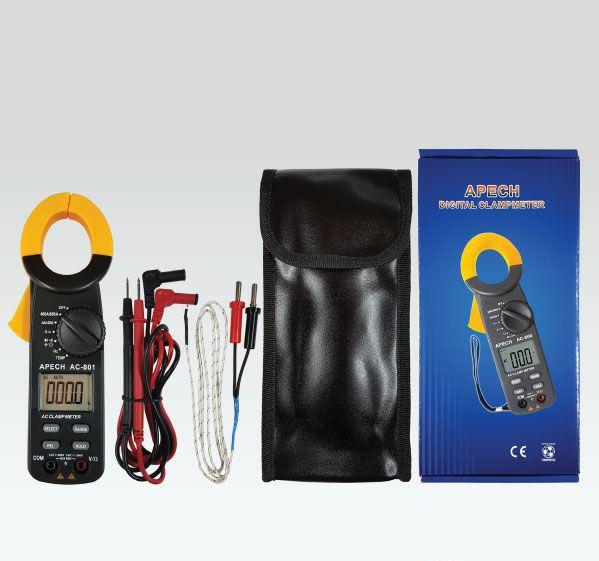 [HCM]Ampe kìm đo dòng AC APECH AC-801 (600A)