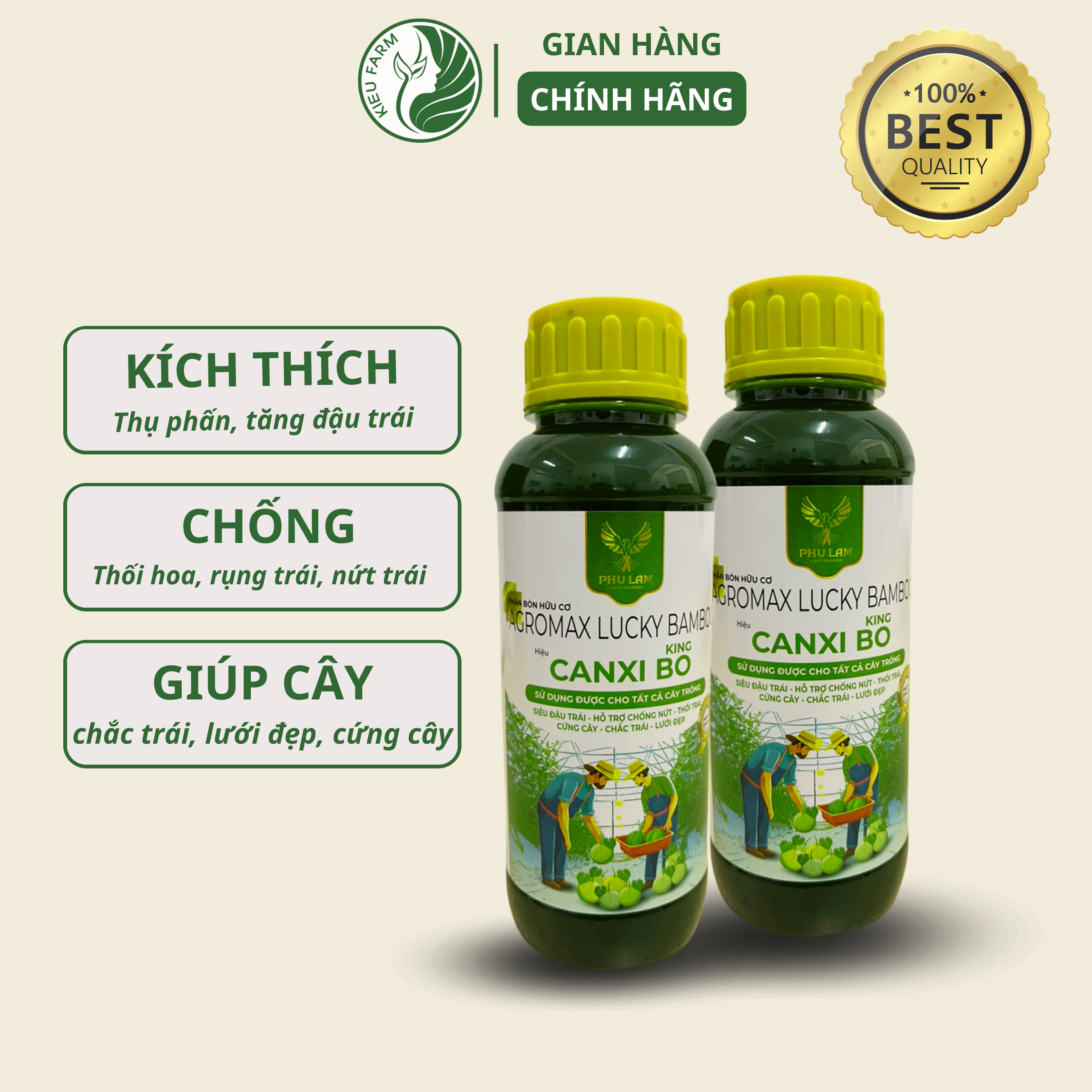 Phân hữu cơ Canxi - Bo chai 500ml