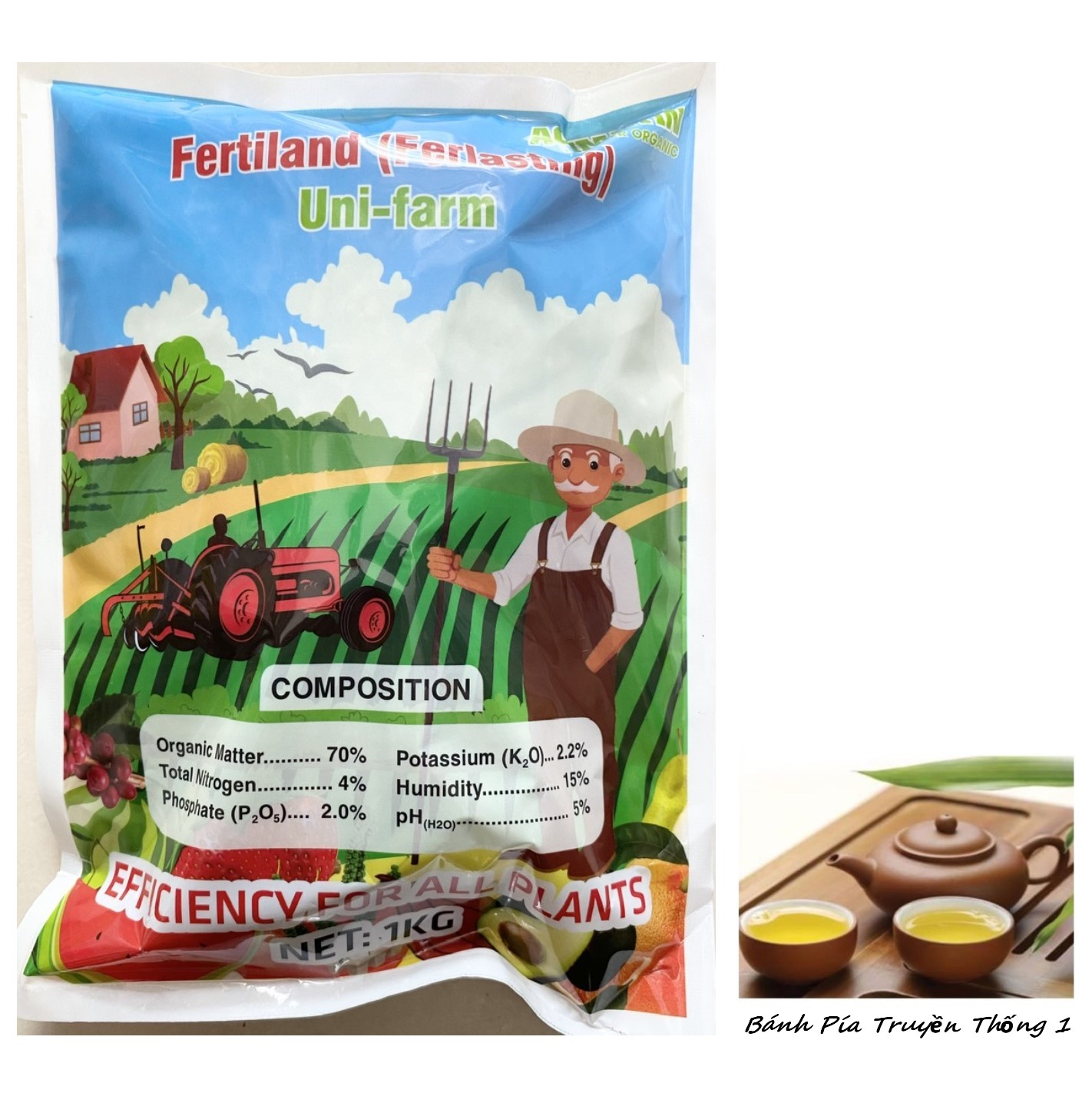 Phân bón hữu cơ sinh học agrimartin - #045a# 1kg