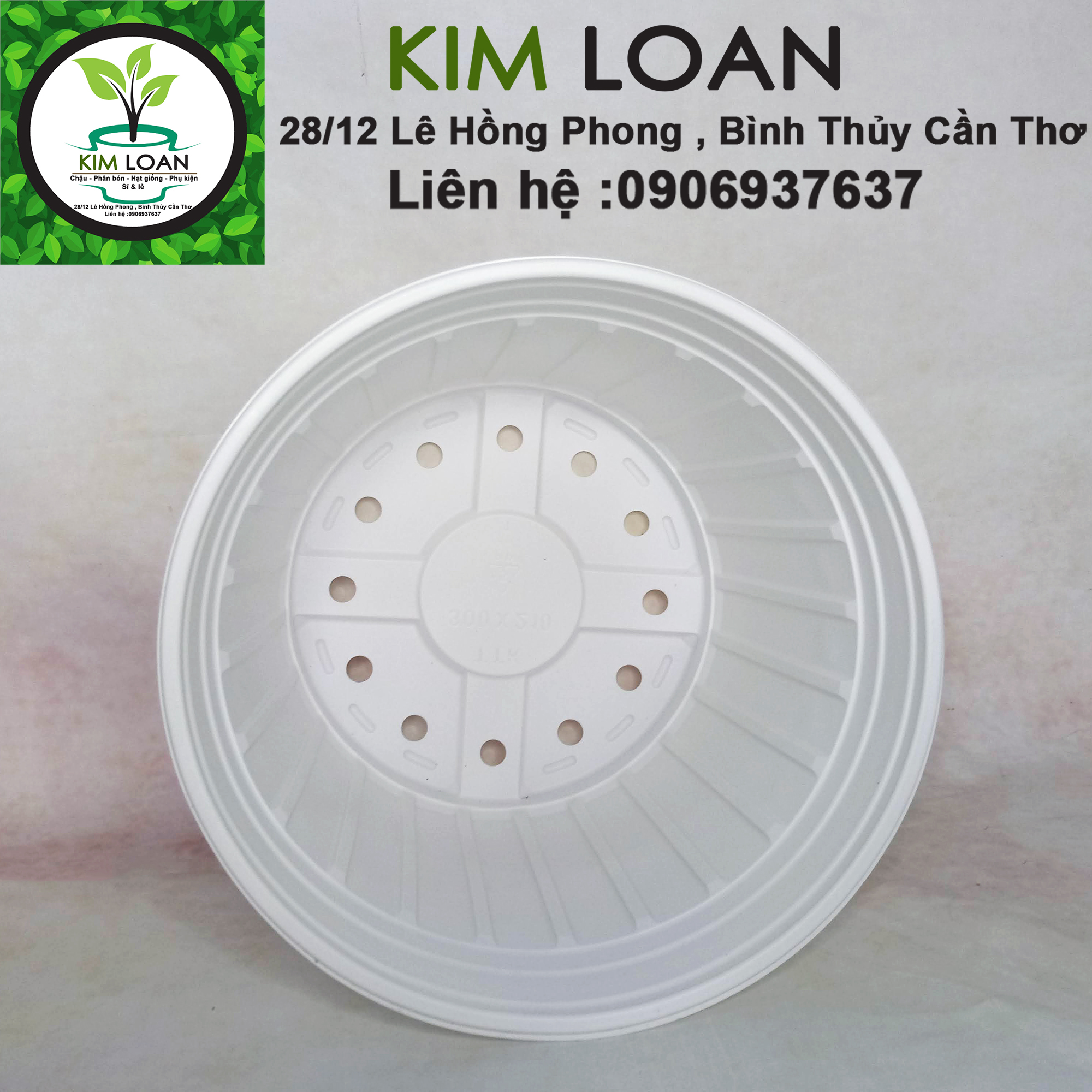Combo 20 chậu nhựa vành cứng TTK C8 28x21cm