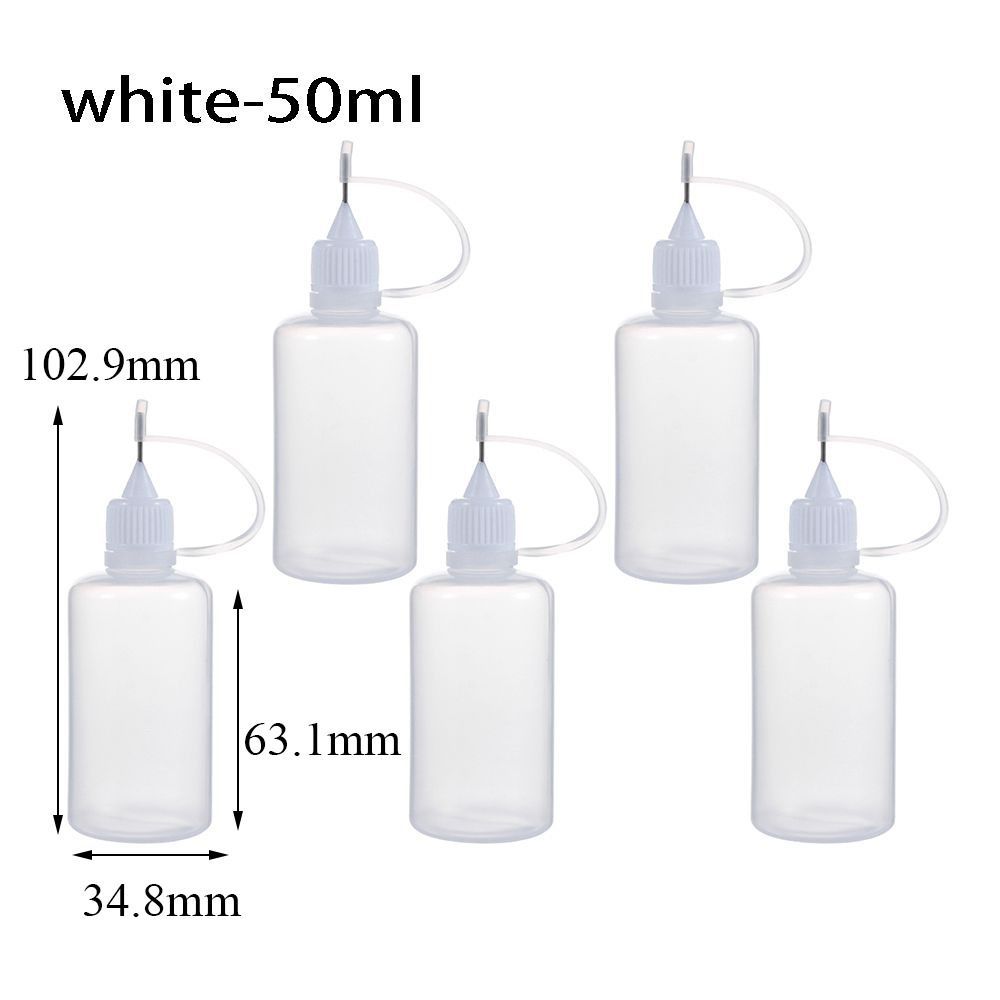5pcs Mới Tái sử dụng Công cụ thủ công Nhựa Scrapbooking Giấy Quilling Chai Keo dán