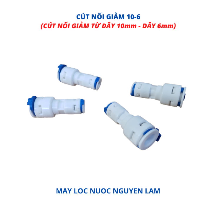 Cút Nối Giảm 10-6 -(Cút Chuyển Đổi Từ Dây 10mm Xuống Dây 6mm)