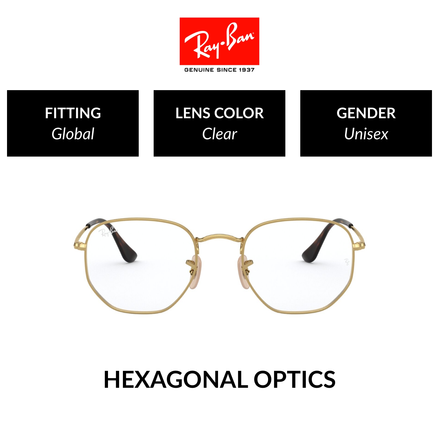 Mắt kính ray-ban - rx6448 2500 - kính thường size 51