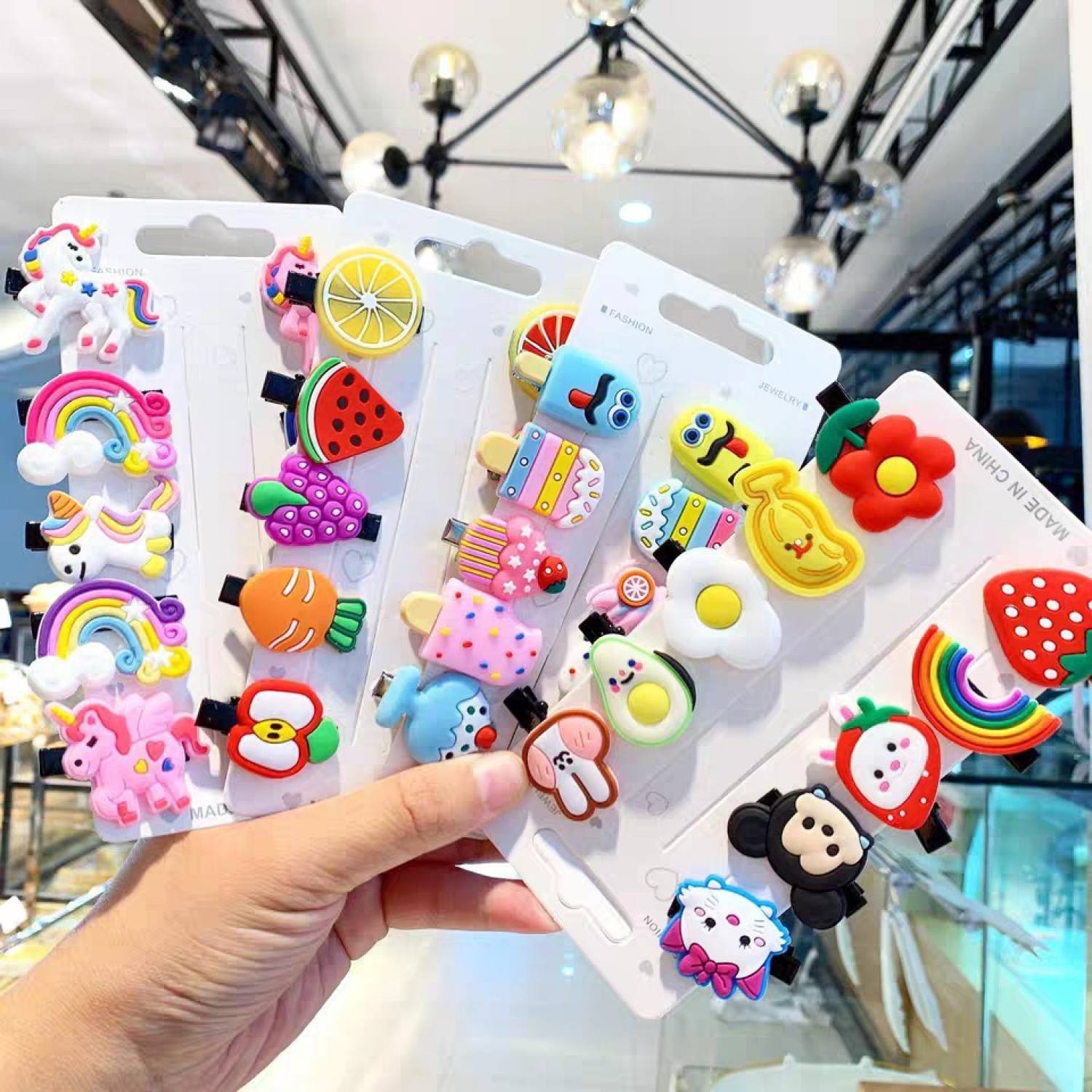 Set 5 kẹp tóc siêu xinh, kẹp tóc cho bé [ MÃ B705 ]