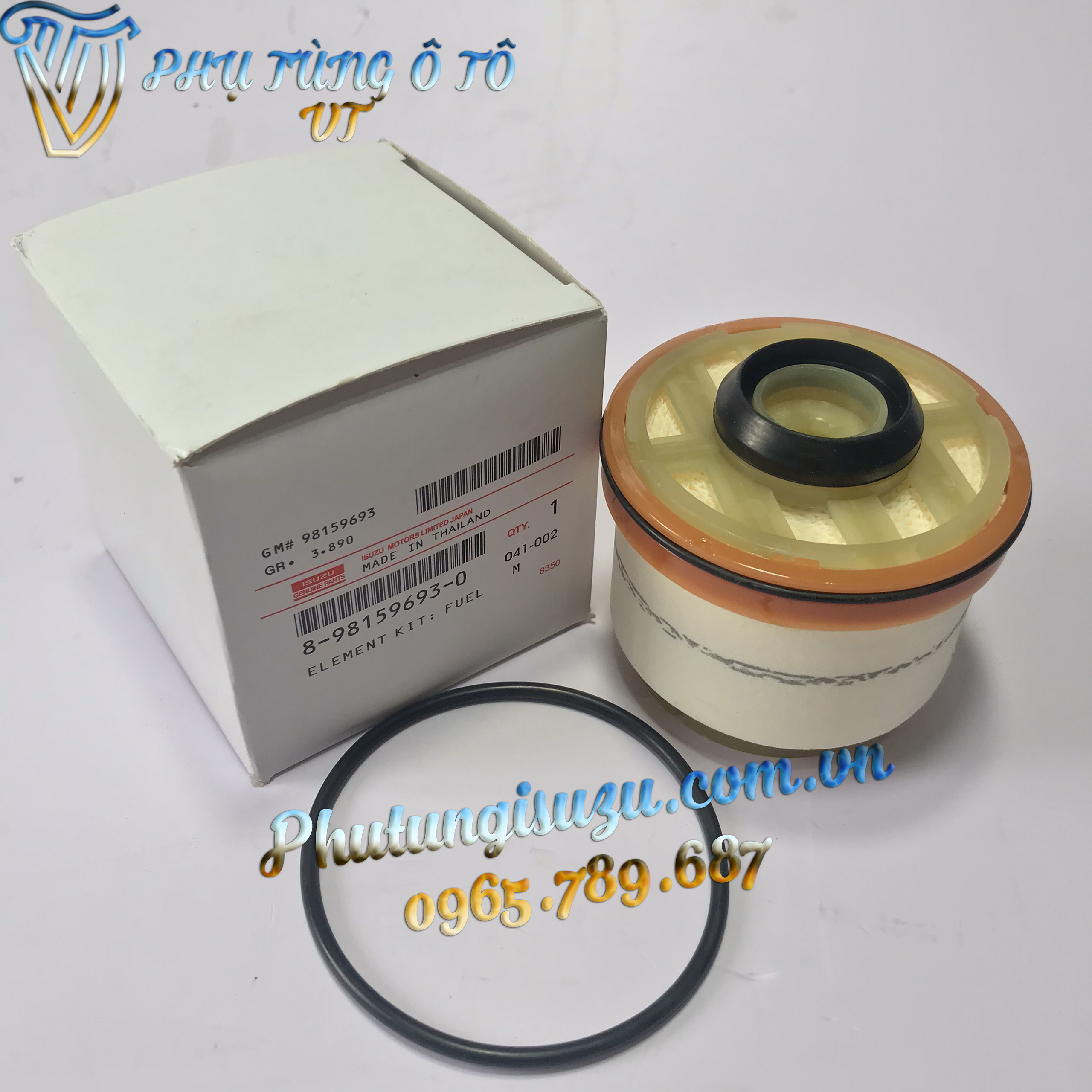 Lọc nhiên liệu tinh isuzu qkr / d-max / mu-x